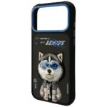 Case Nimmy Cool&Cute 2.0 Wolf for iPhone  17 Pro Max black - imagine 4