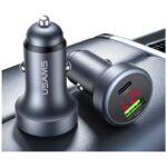 USAMS CC327 car charger Aluminum 45W USB-A USB-C tarnish - imagine 4