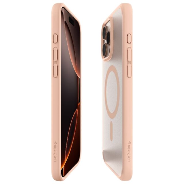 Spigen Ultra Hybrid Mag Case for iPhone 16 Pro MagSafe Pink/Frost Rose - imagine 7