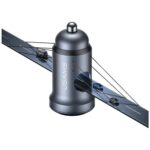 USAMS CC321 car charger Aluminum 30W PD USB-C tarnish - imagine 4