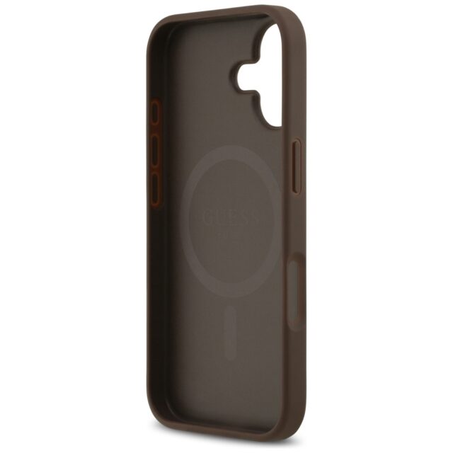 Case Guess 4G Circle Classic Logo        MagSafe for iPhone 17  brown - imagine 7
