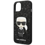 Karl Lagerfeld KLHCP14MGFKPK iPhone 14 Plus / 15 Plus 6,7" hardcase black Glitter Flakes Ikoni - imagine 6