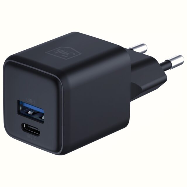 Wall charger 3MK Hyper GaN Charger 20W 1xUSB-A 1XUSB-C PD QC4+ black - imagine 6