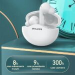 AWEI T12TWS Bluetooth sports headphones white - imagine 7