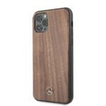 Mercedes MEHCN58VWOLB iPhone 11 Pro hard case brown Wood Line Walnut - imagine 2