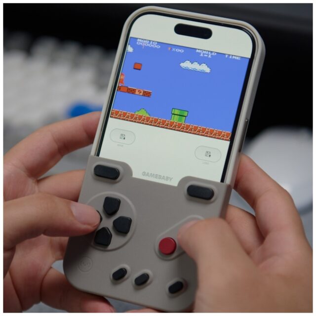 Case GAMEBABY with controller for iPhone 17 Pro Max gray - imagine 10