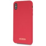 Guess GUHCI65LSGLRE iPhone Xs Max red hard case Silicone - imagine 2