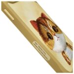 Nimmy case iPhone 15 Pro Max 6.7" khaki  Big Eyed Pet 2.0 Cat - imagine 5