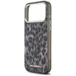 Karl Lagerfeld IML Leopard Pattern MagSafe Case for iPhone 17 Pro Max Black - imagine 6