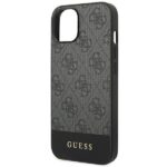 Guess GUHCP14MG4GLGR iPhone 14 Plus / 15 Plus 6.7" grey hard case 4G Stripe Collection - imagine 6