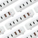 3MK Hyper Charger PowerMax 100W 4xUSB-C+ 2xUSB-A charging station with inductive charging QC+PD - imagine 10