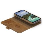 Etui dbramante 1928 Lynge 2w1 Wallet do  iPhone 14 brązowy/brown - imagine 8