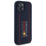 Red Bull RBHMP15S24SIOLRV iPhone 15 6.1" hardcase navy Silicone Vertical Logo MagSafe - imagine 4