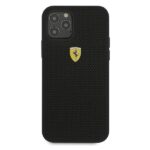 Ferrari FESPEHCP12LBK iPhone 12 Pro Max 6,7" black hardcase On Track Perforated - imagine 3