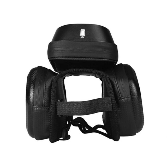 Extralink Bicycle Bag, Waterproof Frame Pannier with Phone Case - imagine 8