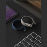 Kabel Energea Helix 60 USB-C do USB-C    magnetyczny 480Mbps 60W 1.5m pomarańczowy - imagine 3