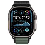 Pasek Spigen WBF1 do Apple Watch          6/7/8/9/10/11/SE/SE 3/Ultra 1/Ultra 2/ Ultra 3 44/45/46/49mm czarno-zielony - imagine 3
