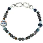 Bag charm handstrap Nimmy New Big Eye Cute Pets 2.0 grey