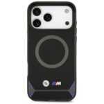BMW M IML Metal Buttons & Logo MagSafe Case for iPhone 17 Pro Max Black / Blue - imagine 3