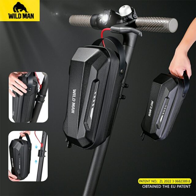WILDMAN Scooter case/holder GD9XPlus frame bag black - imagine 5