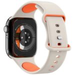 Band Spigen Nano Pop for Apple Watch  6/7/8/9/10/11/SE/SE 3 (40/41/42 mm) beige - imagine 5