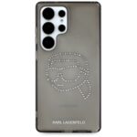 Case Karl Lagerfeld Rhinestones Karl Head Logo Samsung Galaxy S25 Ultra black - imagine 3
