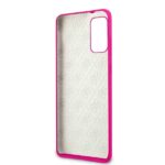 Guess GUHCS67LS4GFU S20+ G985 fuchsia hard case Silicone 4G Tone On Tone - imagine 6