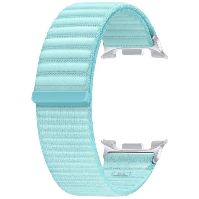 Band Samsung Fabric for Galaxy Watch8 / Watch8 Classic (M/L) mint - imagine 3