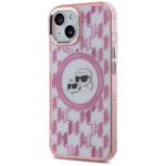 Karl Lagerfeld KLHMP15MHMCKMHP iPhone 15 Plus 6.7"pink IML Monogram Karl&Choupette Head MagSa - imagine 2