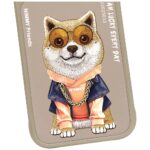 Case Nimmy Glasses Cool Dog for iPhone 17 Pro beige - imagine 5