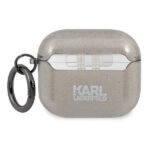 Karl Lagerfeld KLA3UKHGK AirPods 3 cover black Glitter Karl`s Head - imagine 2