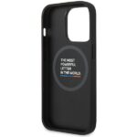 Case BMW BMHMP14L22PVTK iPhone 14 Pro 6.1" black Quilted Tricolor MagSafe - imagine 7