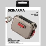 Case Skinarma Mecha for AirPods Pro 2 champagne - imagine 5