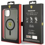 Ferrari FEHMP14SURKK iPhone 14 / 15 / 13 6.1" black hardcase Translucent Magsafe - imagine 8