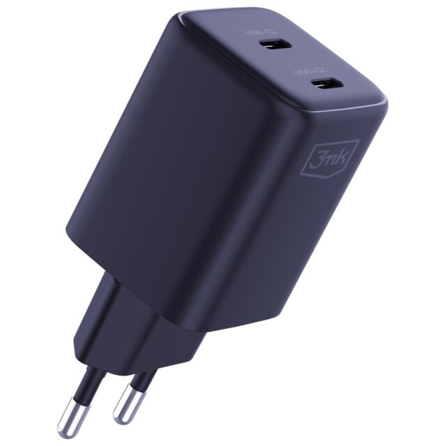 Ładowarka sieciowa 3MK Hyper Charger PD   45W GaN QC4+ PPS 2C Super-Fast Charge 2.0 czarny - imagine 4