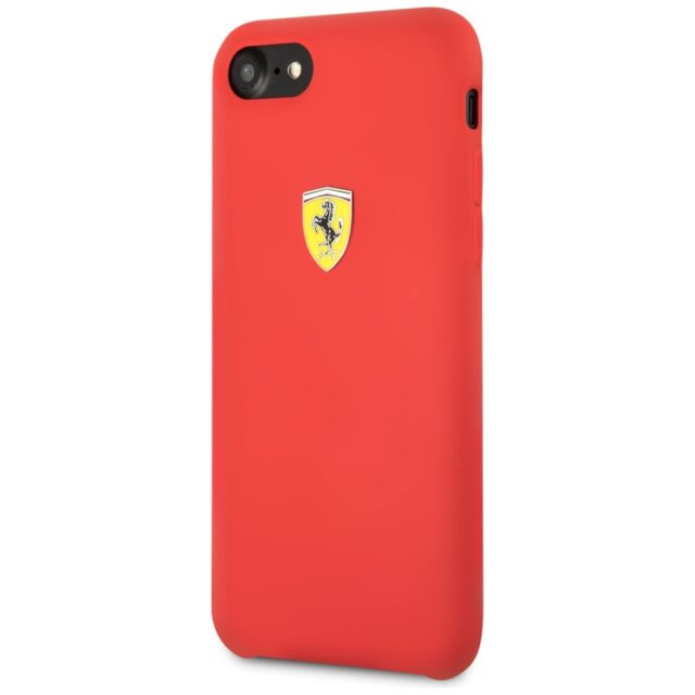 Ferrari Hardcase FESSIHCI8RE iPhone 7/8/ SE2020 red Silicone - imagine 2
