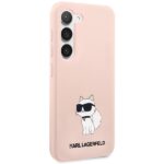 Karl Lagerfeld KLHCS23MSNCHBCP S23+ S916 hardcase pink Silicone Choupette - imagine 4