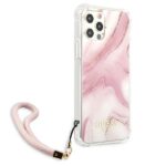 Guess GUHCP12MKSMAPI iPhone 12/12 Pro 6,1" pink hardcase Marble Collection - imagine 4