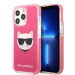 Karl Lagerfeld KLHCP13XTPECPI iPhone 13 Pro Max 6,7" hardcase fuschia Choupette Head