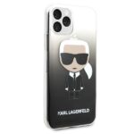 Karl Lagerfeld KLHCN58TRDFKBK iPhone 11 Pro black Gradient Ikonik Karl - imagine 5