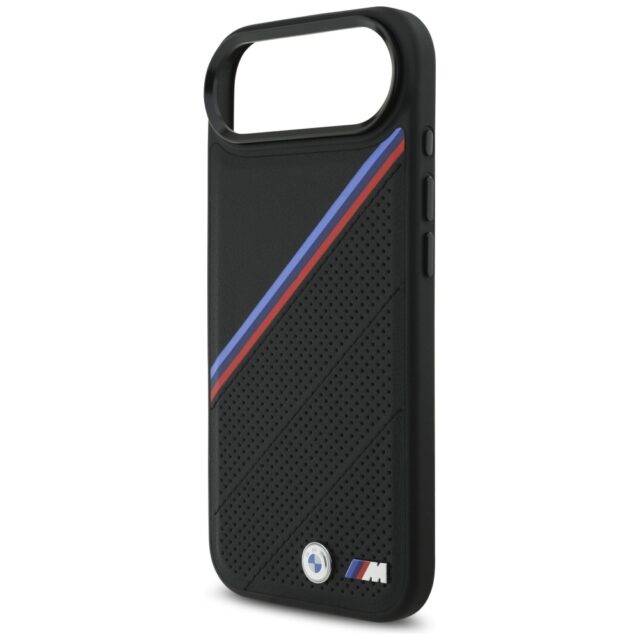 BMW M Tricolor Metal Logo MagSafe Case for iPhone Air Black - imagine 6