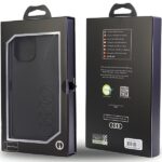 Audi Synthetic Leather iPhone 13 Pro Max 6.7" black hardcase AU-TPUPCIP13PM-TT/D1-BK - imagine 5