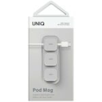 UNIQ Pod Mag magnetic cable organizer + base grey - imagine 4