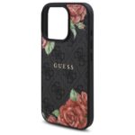Guess GUHMP16LP4ROPEMCK iPhone 16 Pro 6.3" black hardcase 4G Flowers Print MagSafe - imagine 6