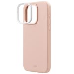 UNIQ case Lino Hue iPhone 15 Pro Max 6.7" Magclick Charging blush pink - imagine 3