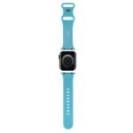 Hello Kitty Strap HKAWMSCHBLB Apple Watch 38/40/41mm Blue Strap Silicone Kitty Head - imagine 2