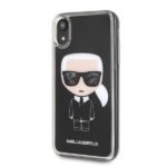 Karl Lagerfeld KLHCI61ICGBK iPhone Xr black Iconic Glitter - imagine 2