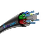 Aerial fiber optic cable ADSS XOTKtsdD 36F | 36J (6x6J), G657A1, 3kN, 9,8mm | Extralink