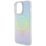 Guess GUHMP15LHITSQ iPhone 15 Pro 6.1" turquoise hardcase IML Iridescent MagSafe - imagine 6