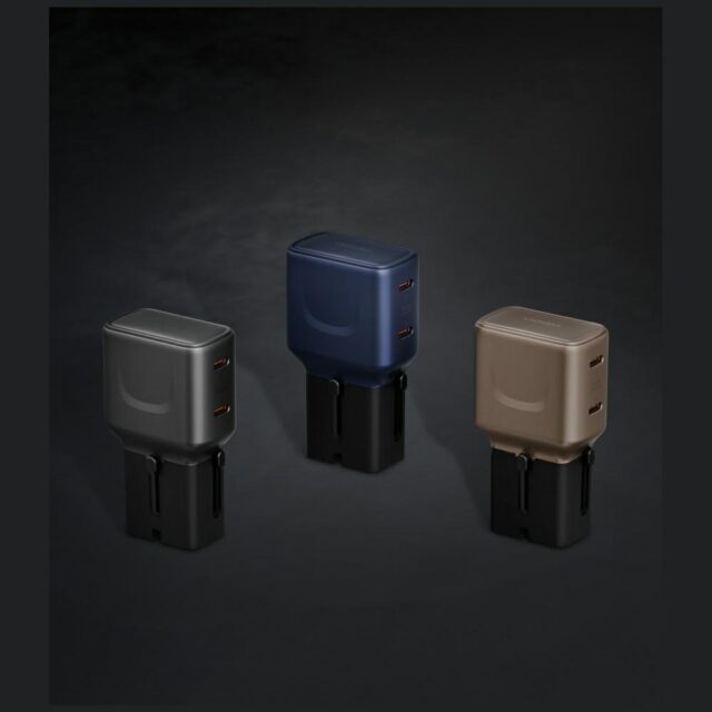 Wall charger Energea TravelGo Adapter 45 2xUSB-C 45W gold-black - imagine 9